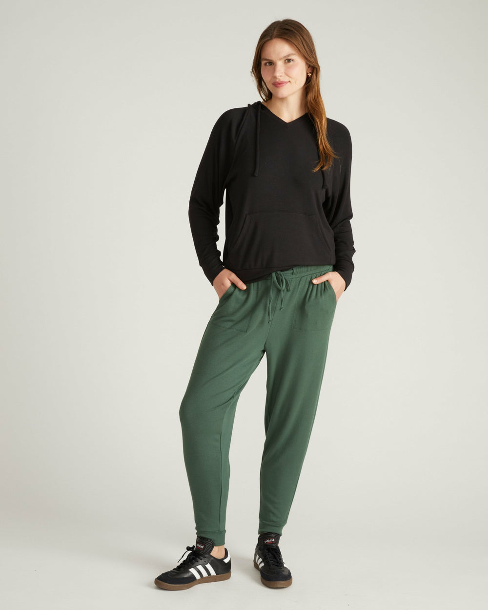 TravelKnit V Neck Hoodie - Universal Standard