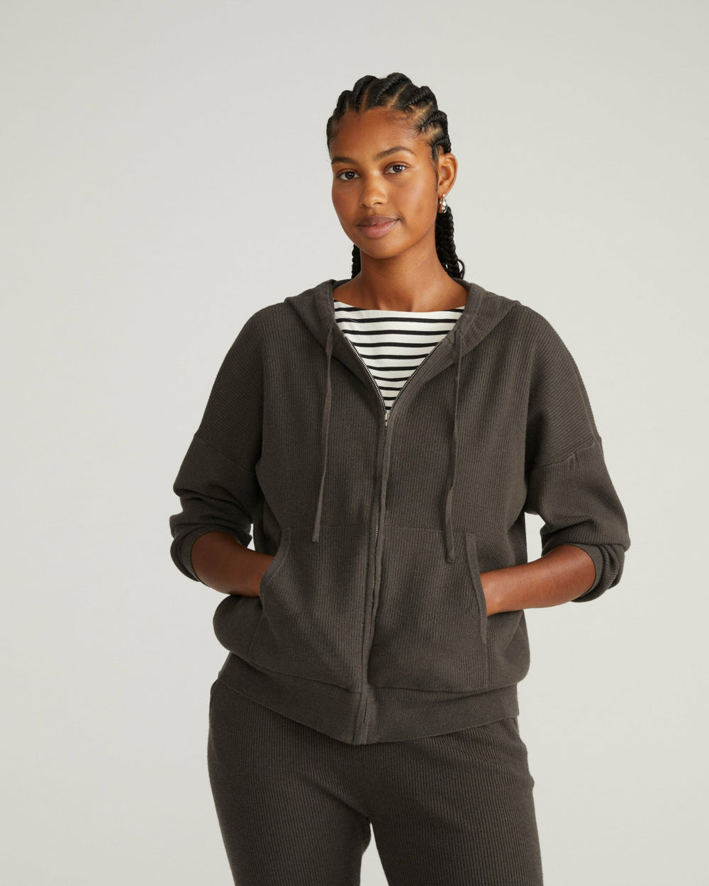Knitted Mila Zip Hoodie - Universal Standard