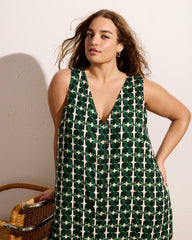 Islet Button-Down Linen Blend Maxi Dress - Universal Standard