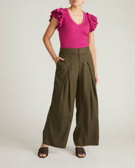 Marley Wide Leg Linen Blend Pants - Universal Standard
