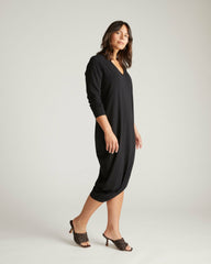 Iconic Long Sleeve V-Neck Geneva Dress - Universal Standard