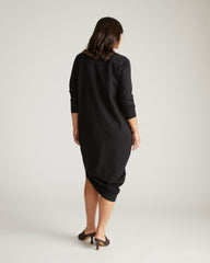 Iconic Long Sleeve V-Neck Geneva Dress - Universal Standard