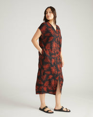 Cabana Linen Blend Kaftan - Universal Standard
