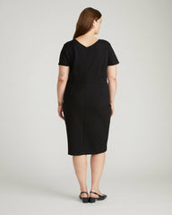Executive V Neck Ponte Dress - Universal Standard