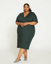 Teresa Liquid Jersey V-Neck Dress - Universal Standard