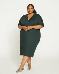 Teresa Liquid Jersey V-Neck Dress - Universal Standard