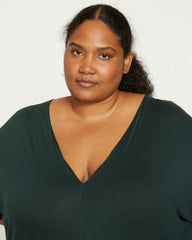 Teresa Liquid Jersey V-Neck Dress - Universal Standard