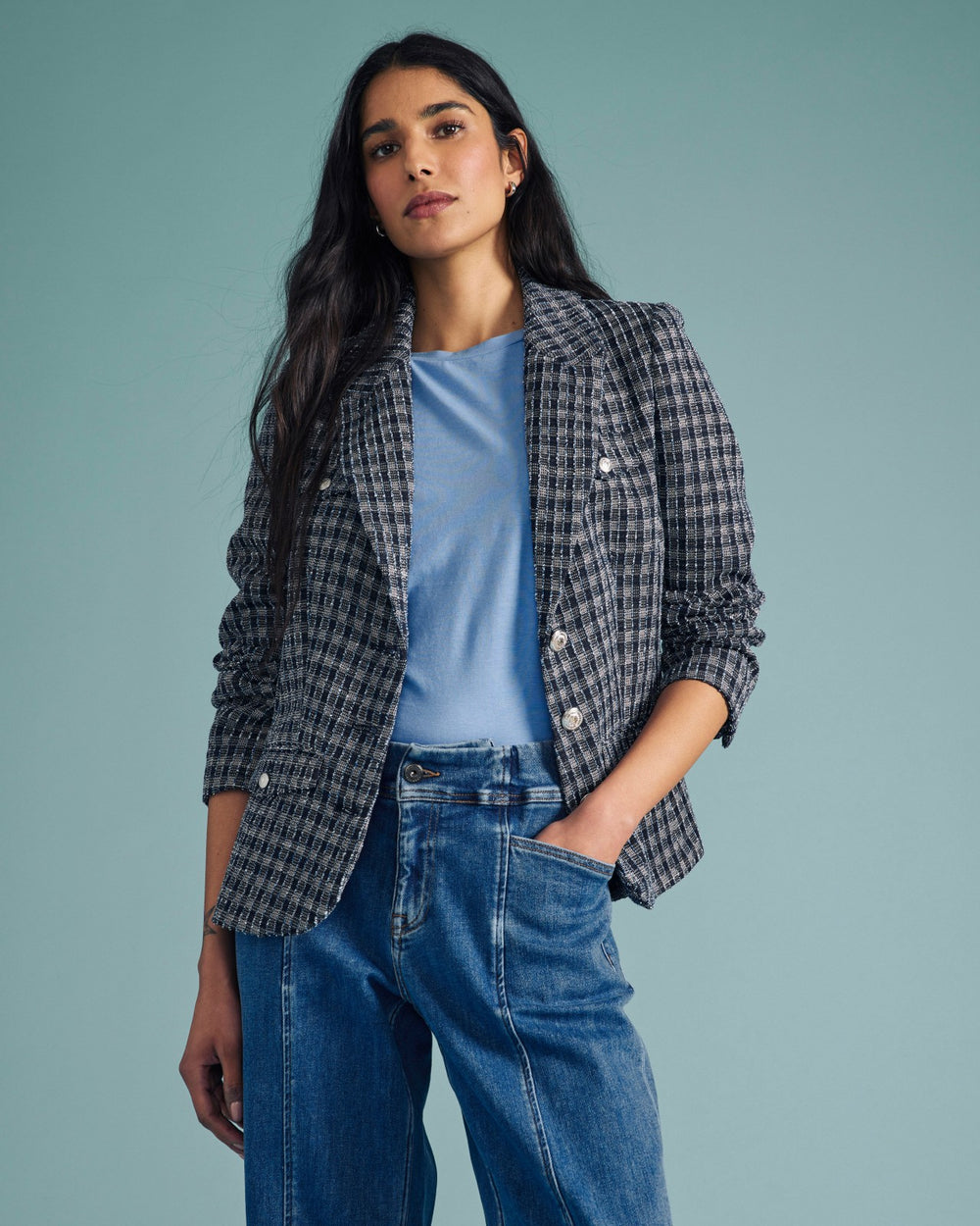 4 Pocket Ponte Blazer - Universal Standard