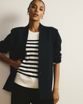 Lennox Collarless Ponte Blazer - Universal Standard