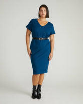 Executive V Neck Ponte Dress - Universal Standard