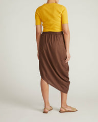 Geneva Linen Blend Skirt - Universal Standard