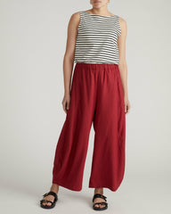 Cosma Barrel Leg Linen Blend Pants - Universal Standard