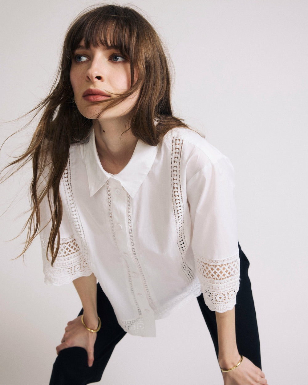 Dora Cotton Poplin Blouse - Universal Standard
