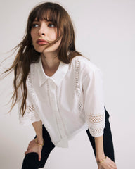 Dora Cotton Poplin Blouse - Universal Standard
