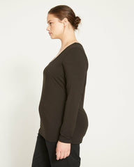 Long Sleeve Square Neck Tee - Universal Standard