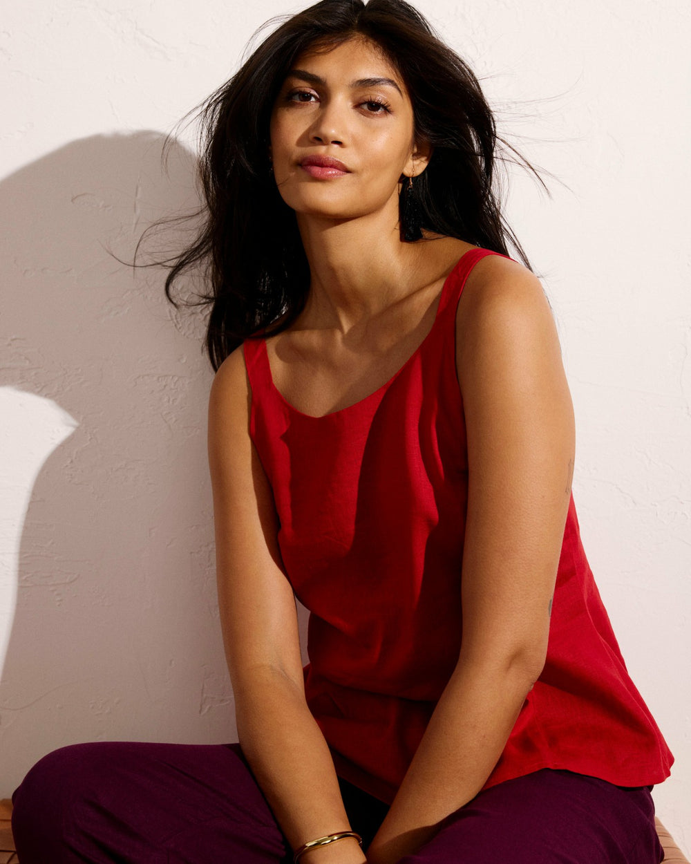 Kuki Sleeveless Linen Blend Top - Universal Standard