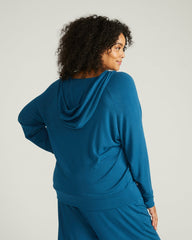 TravelKnit V Neck Hoodie - Universal Standard