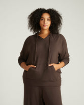 TravelKnit V Neck Hoodie - Universal Standard