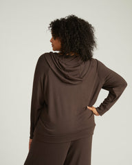 TravelKnit V Neck Hoodie - Universal Standard