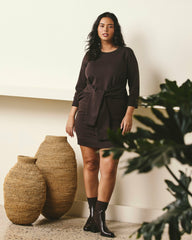 Misa Tie Sweatshirt Dress - Universal Standard