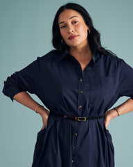 Odeon Stretch Poplin Shirtdress - Universal Standard