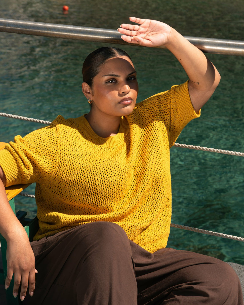 Rosie Pointelle Sweater Top - Universal Standard