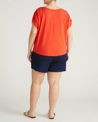 Helena Divine Jersey Gathered Tee - Universal Standard