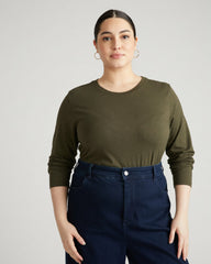 Light-As-Air Long Sleeve Crew Neck Tee - Universal Standard