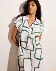 Sunshine Linen Blend Polo Dress - Universal Standard