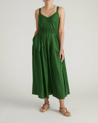Ruby Smocked Linen Blend Sundress - Universal Standard