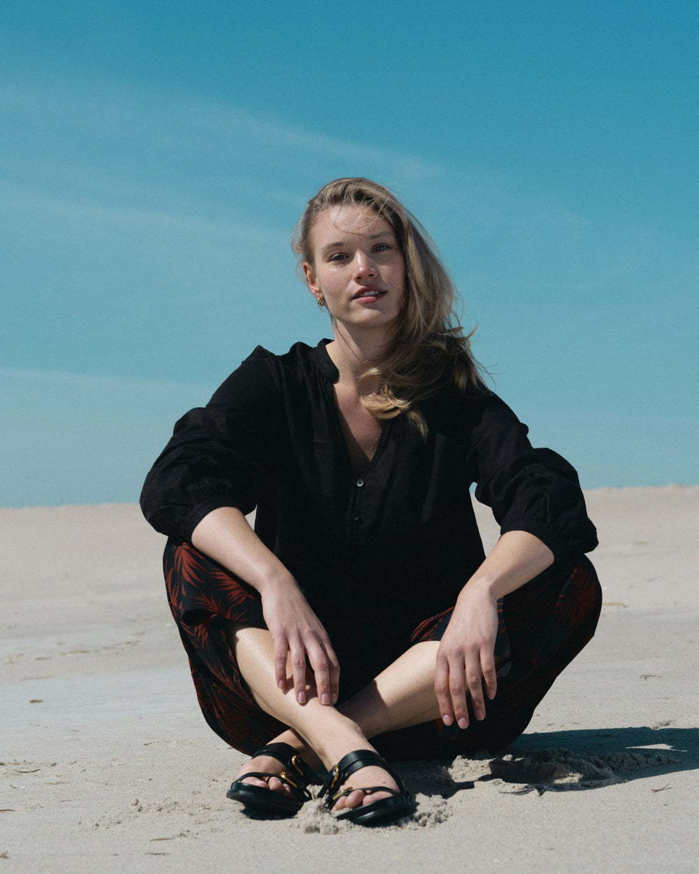 Avalon Linen Blend Blouse - Universal Standard