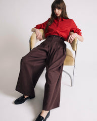 Elbe Popover Stretch Linen Blend Shirt - Universal Standard