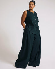 Palais Stretch Linen Blend Wide Leg Pant - Universal Standard