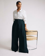 Palais Stretch Linen Blend Wide Leg Pant - Universal Standard