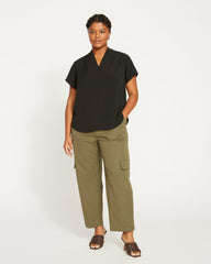 Karlee Stretch Cotton Twill Cargo Pants - Universal Standard