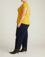 Ashley V Neck Cap Sleeve Tee - Universal Standard