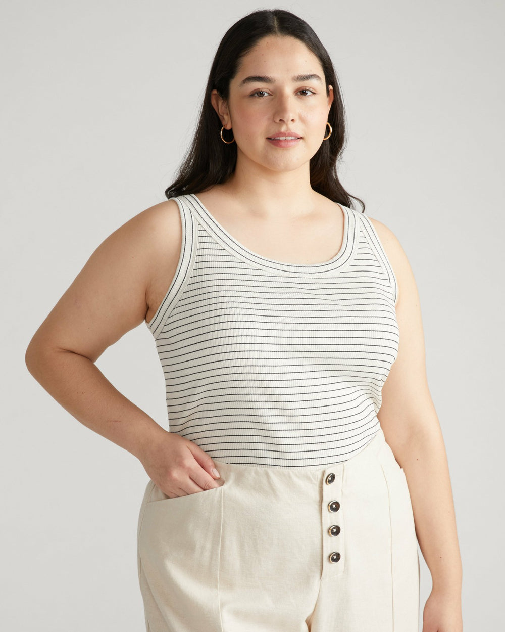 Roitfeld Ribbed Tank - Universal Standard