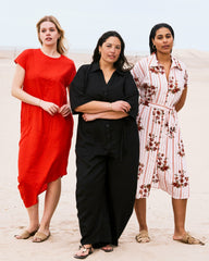 Iconic Stretch Linen Blend Geneva Dress - Universal Standard