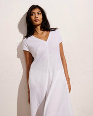 Louvre Bow Back Linen Blend Dress - Universal Standard