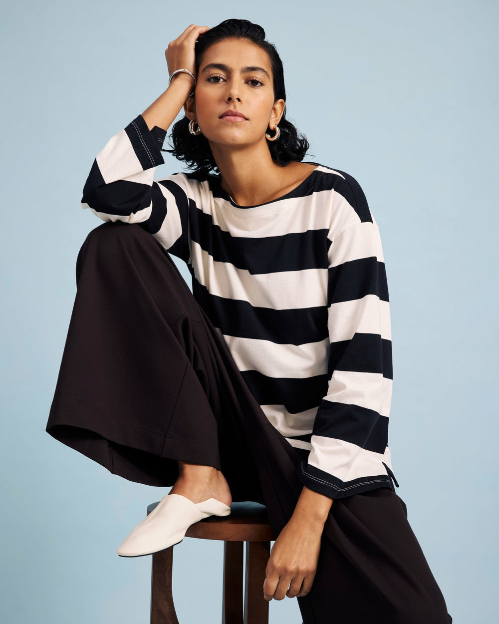 Montauk Breton Stripe Bell Sleeve Top - Universal Standard