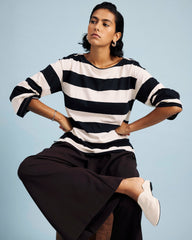 Montauk Breton Stripe Bell Sleeve Top - Universal Standard