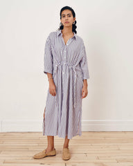 Paros Drawstring Linen Blend Shirtdress - Universal Standard