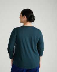 Light-As-Air Long Sleeve V Neck Tee - Universal Standard