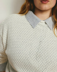 Positano Pointelle Mock Neck Sweater - Universal Standard