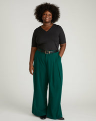 Maia Stovepipe Sleeve V Neck Tee - Universal Standard