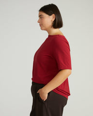 Bella Boatneck Tee - Universal Standard