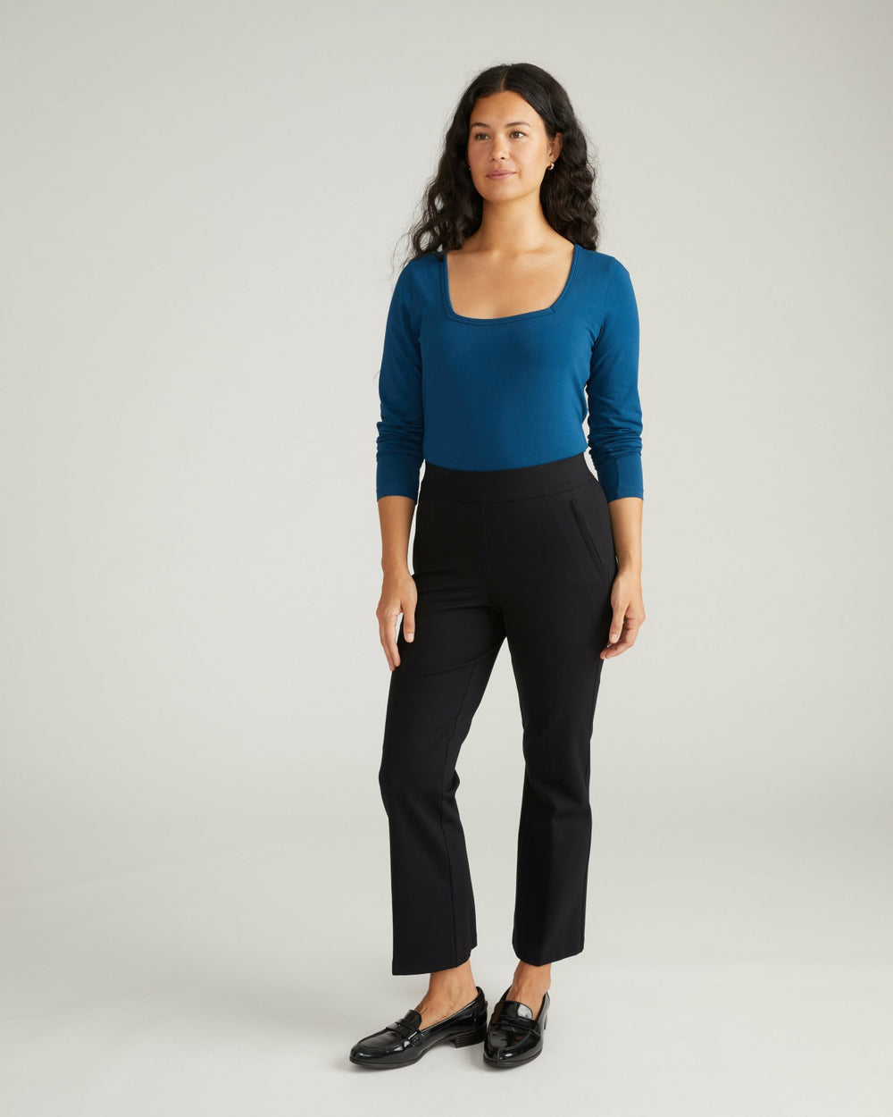 Long Sleeve Square Neck Tee - Universal Standard