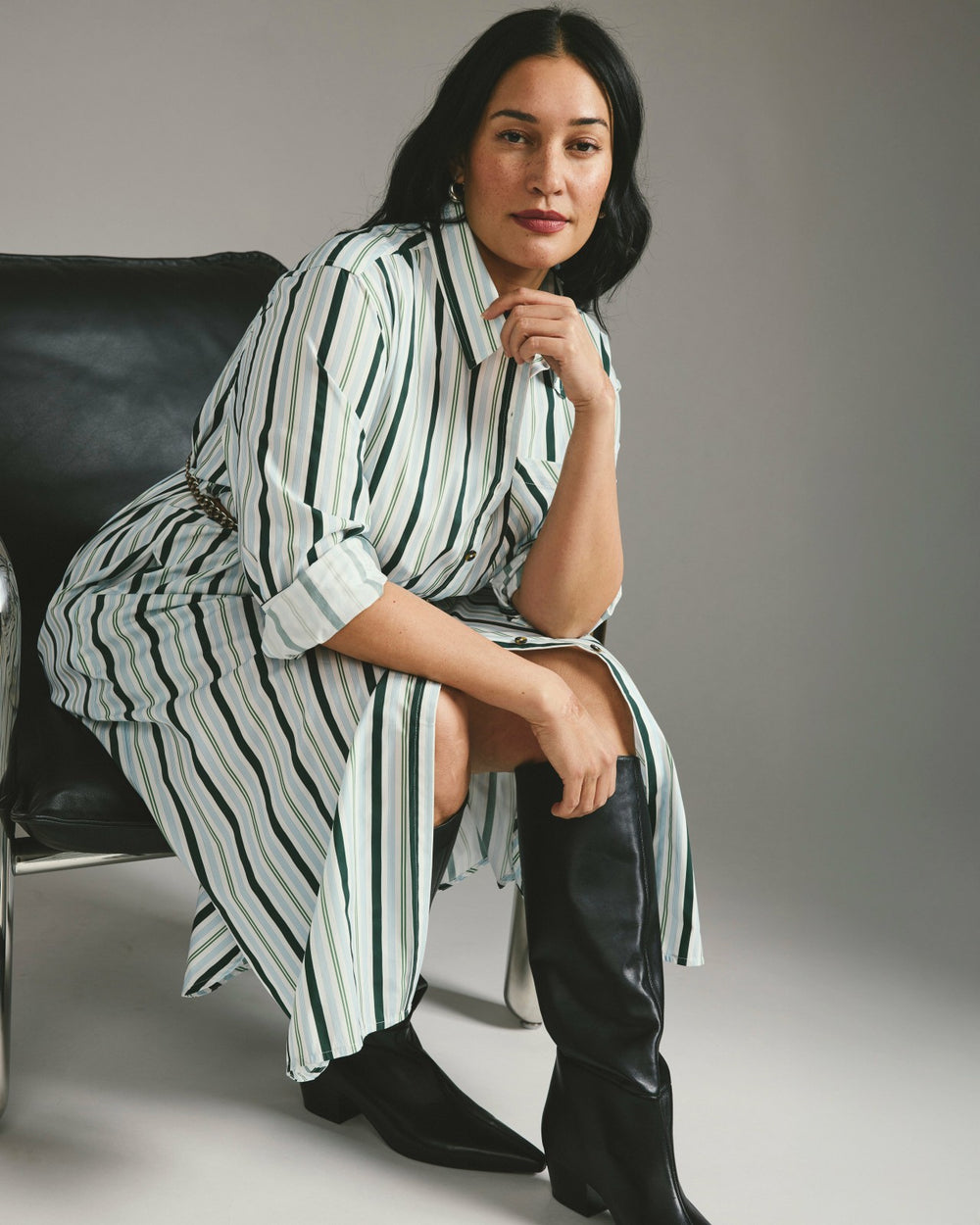 Odeon Stretch Poplin Shirtdress - Universal Standard