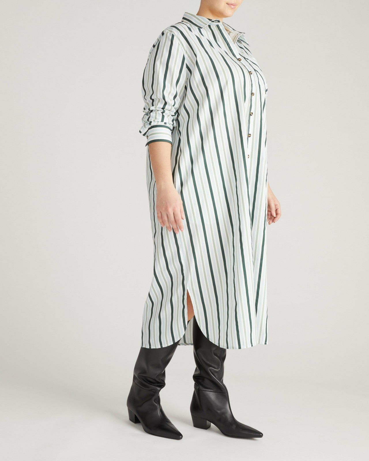 Odeon Stretch Poplin Shirtdress - Universal Standard
