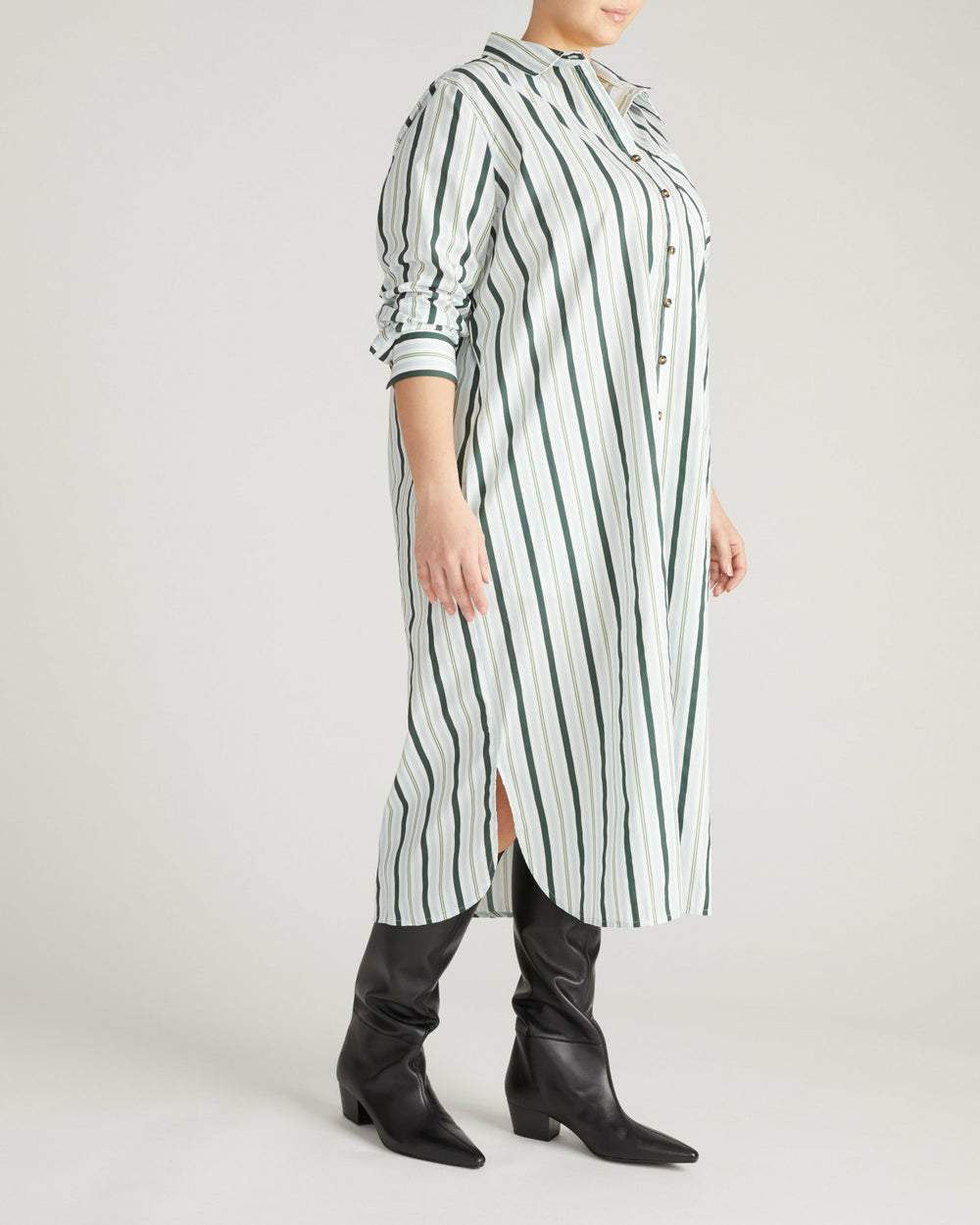 Odeon Stretch Poplin Shirtdress - Universal Standard
